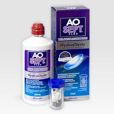 Alcon CibaVision AOSEPT PLUS CON HYDRAGLYDE 360ml.